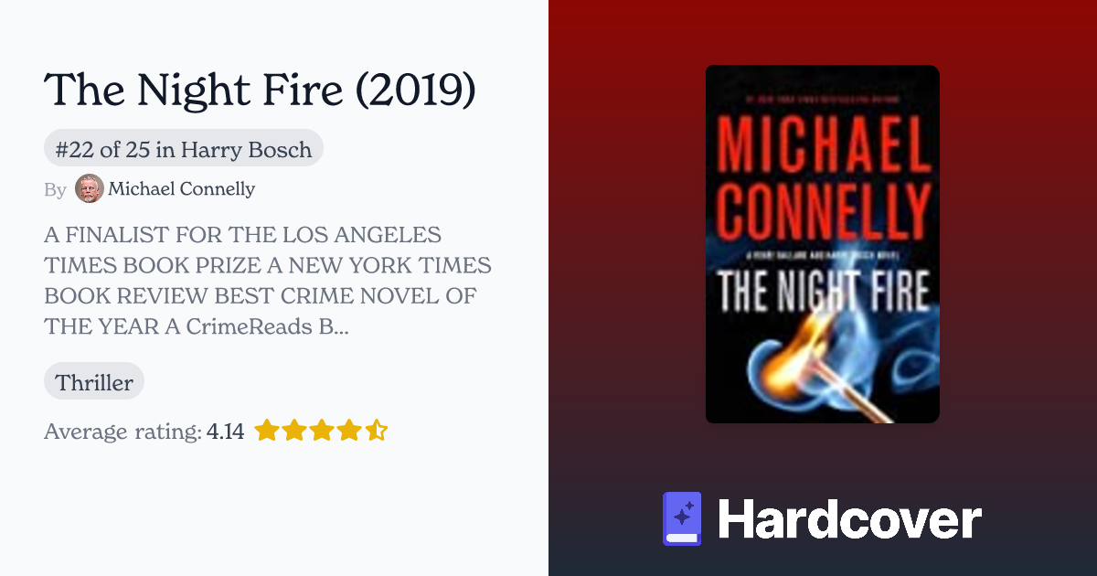 Michael Connelly - The Night Fire (Paperback)